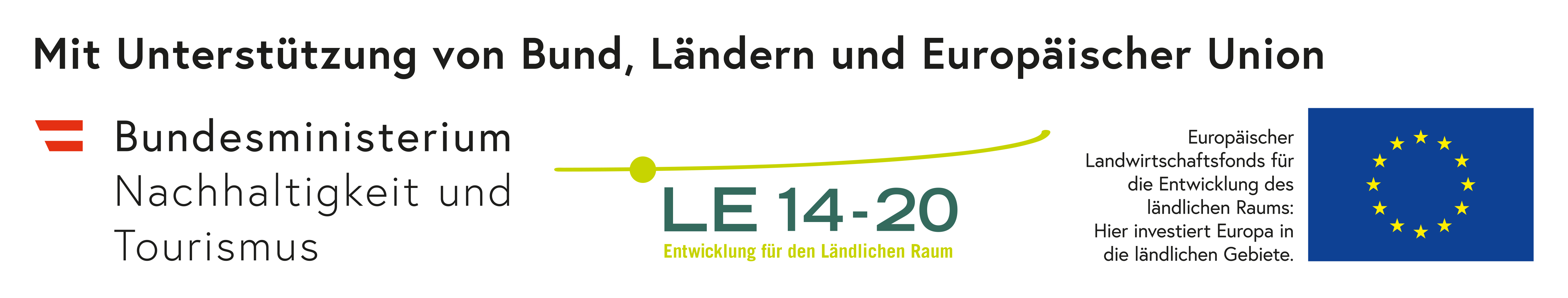 Logo BMLFUW / ELER Logo Förderstelle